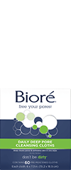 Daily Deep Pore Cleansing Cloths Facial Cleansing Wipes Biore