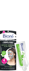 Download Self Heating Charcoal Clay Face Mask Biore Skincare PSD Mockup Templates
